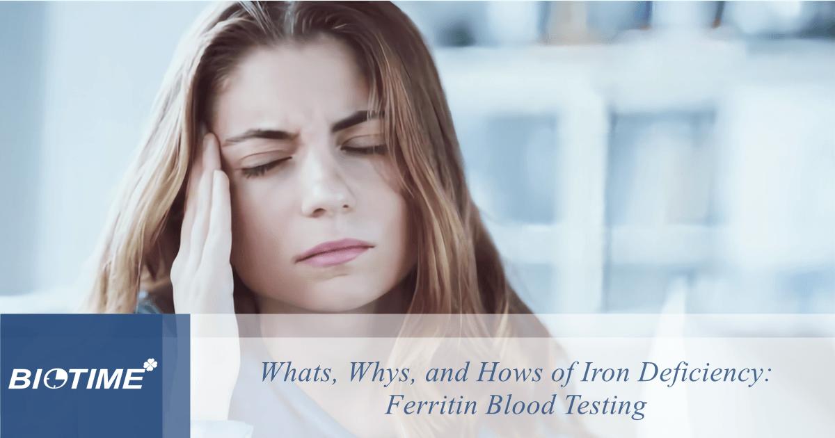 o que é , por que , e como é a deficiência de ferro: exame de sangue de ferritina
