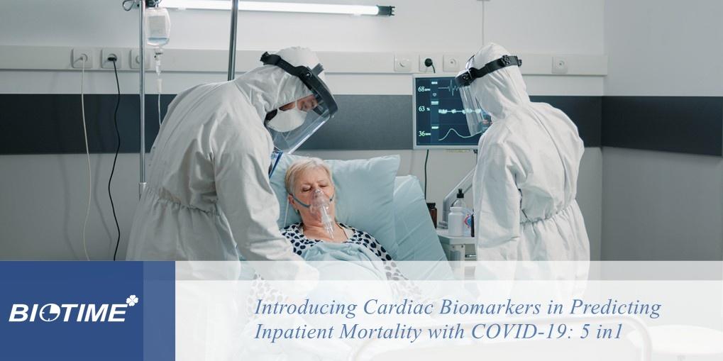 introdução de biomarcadores cardíacos na previsão de mortalidade de pacientes internados com COVID-19: 5 in1 (ctni/ CK-MB/ mio/ nt-probnp/ d-dímero)